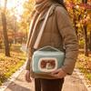 Breathable Hamster Carrier Bag Soft Warm Small Pet Carrier Portable Hamster Handbag  Chinchillas