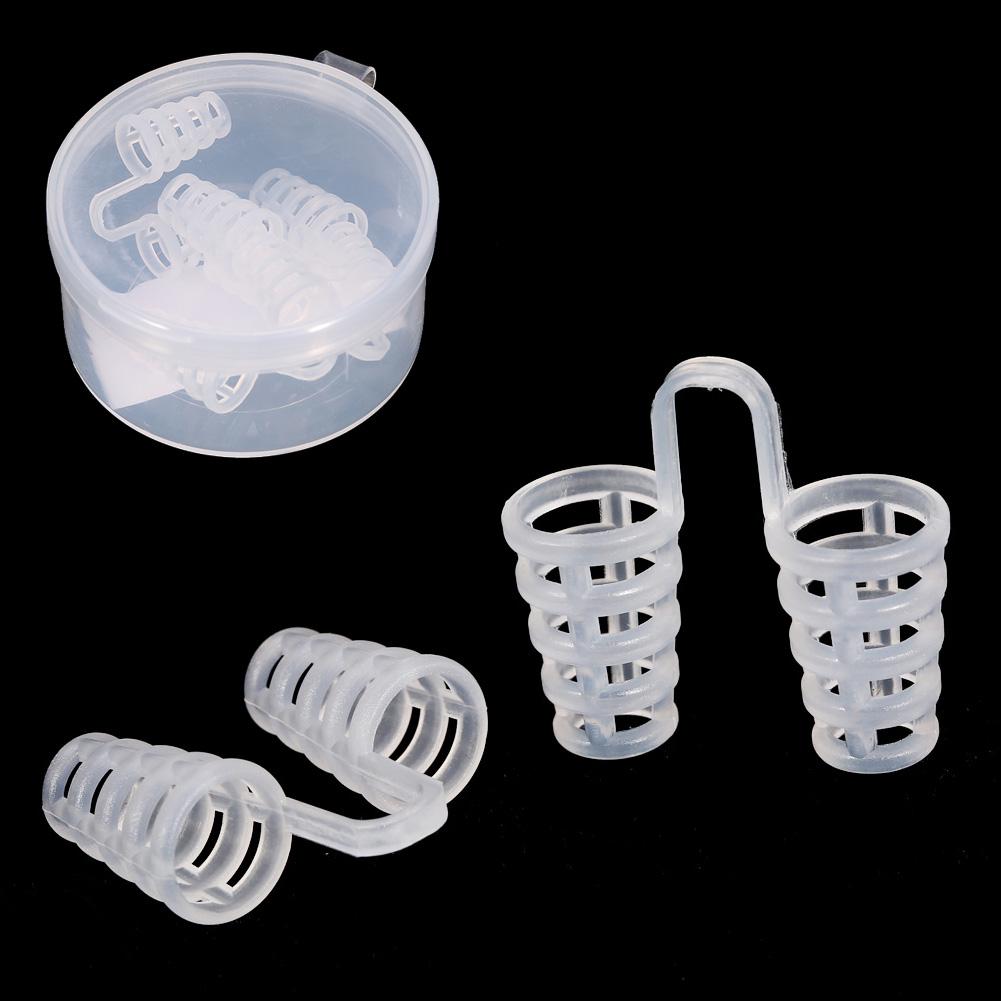 4Pcs/Box Relieve Anti Snoring Device Guard Easy Sleeping Breath Aid Clip Nasal Dilator Device