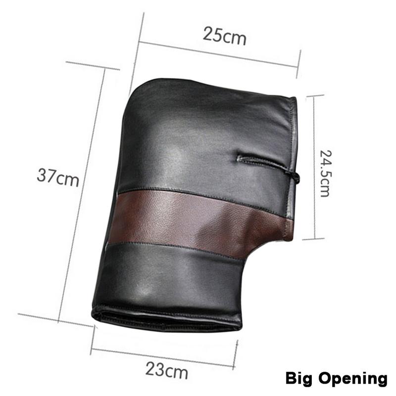 2 Stück Motorrad Lenkerstulpen Handschutz Winter Winddicht Wasserdicht Verdickt Warm Thermisch Mobile Lenkerabdeckung Handschuhe