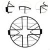 Motorcycle Headlight Grill Mesh Retro Style Decoration for 5.75inch Headlamp