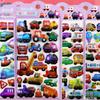 4pcs 3D Cute Transport Vehicle Cartoon Stickers Kawaii Truck Excavator Car Decals Toy DIY Stationery Guitar Sticker Decor