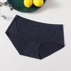 Plus Size Breathable Holes Panties Women Lingerie Solid Knickers Seamless Female Mid-rise Briefs