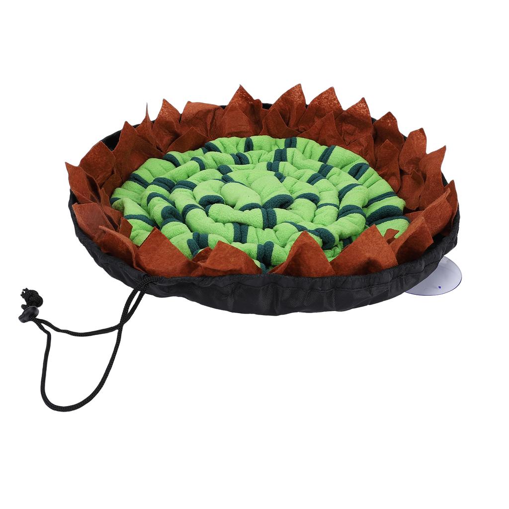 Pet Sniffing Mat Multifunctional Plush Easy Cleaning Pet Interactive Slow Feeding Snuffle Mat for Home