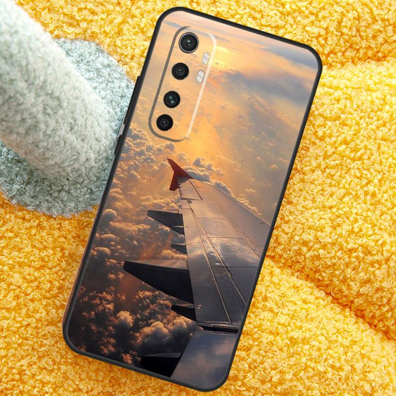Airplane Flying Into The Sunset Case For Xiaomi 17 Pro Max 13 14 15 Ultra 13T 14T 15T Cover For POCO X7 X5 X6 F5 F6 F7 F8 Pro