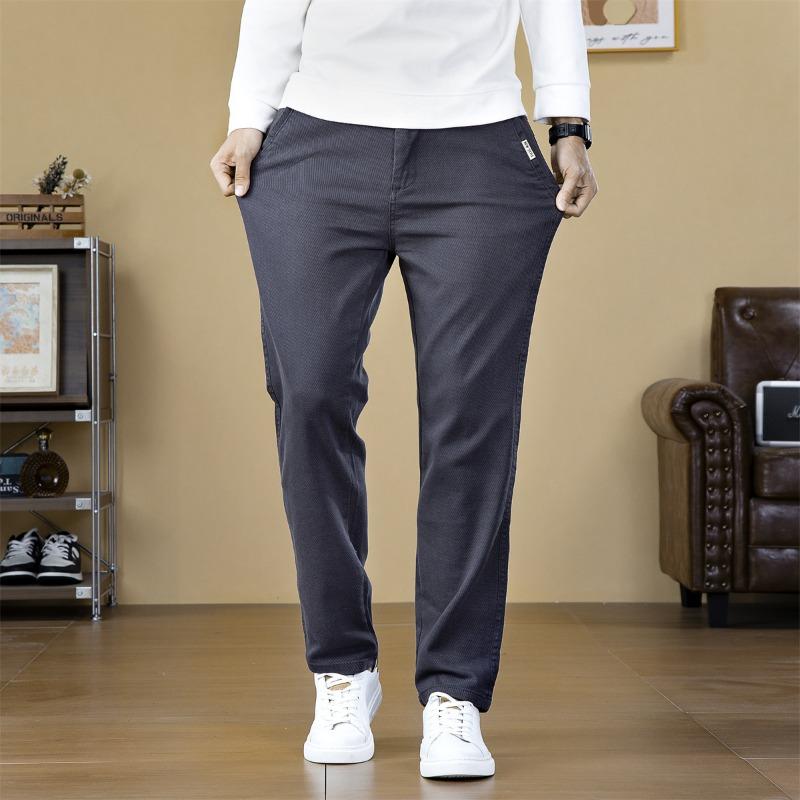 Pants Men's Autumn and Winter New Business Casual Trousers Men's Straight Loose Trend Versatile Men's Trousers