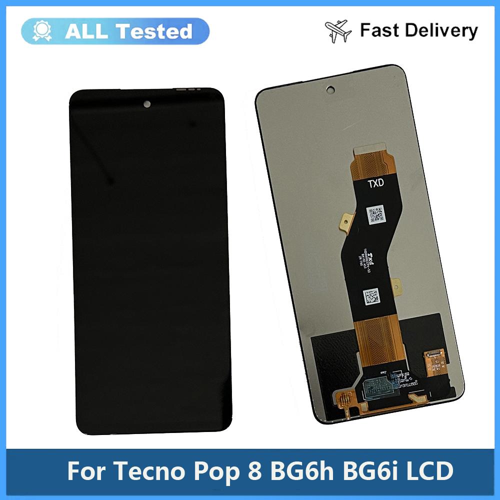 LCD Screen and Digitizer Full Assembly For Tecno Pop 8 BG6h BG6i