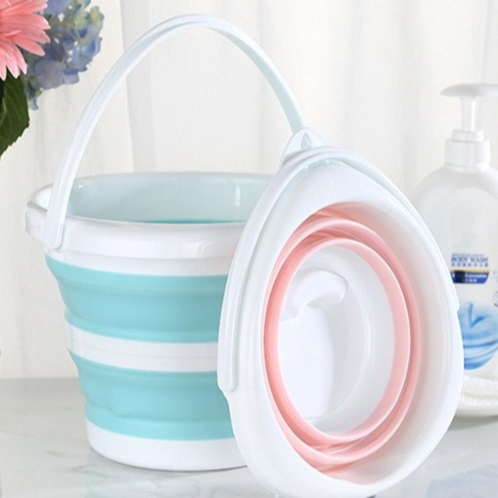 Portable Folding Water Bucket Thickened Collapsible Wash Basin Water Splashing Festival