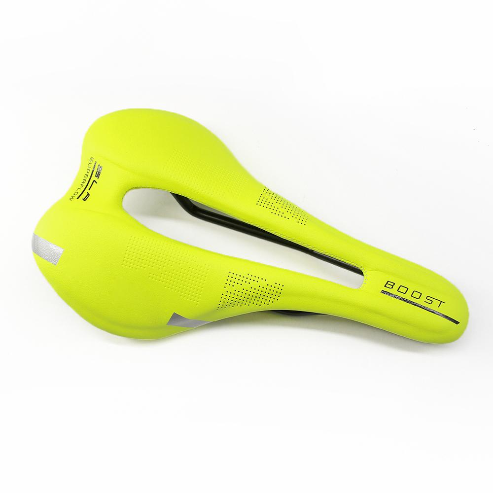 Bicycle Saddle Road Bike Mtb Comfortable Seat Mat Hollow Bike Saddle Breathable Versatile Lightweight Leather Cycling Saddle