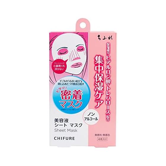 Chifure Serum Sheet Mask Face Mask 4 шт. Без запаха 1 шт.
