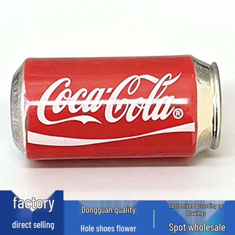 New Crocs Flower & Coca-Cola Metal Shoe Charms - Cute Crocs Buckles & Decoration Accessories