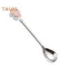 Stirring Spoon Flower Multifunctional Anti-scratch Beautiful Long Handle Dessert Snack Kid's Scoop Restaurant Supplies
