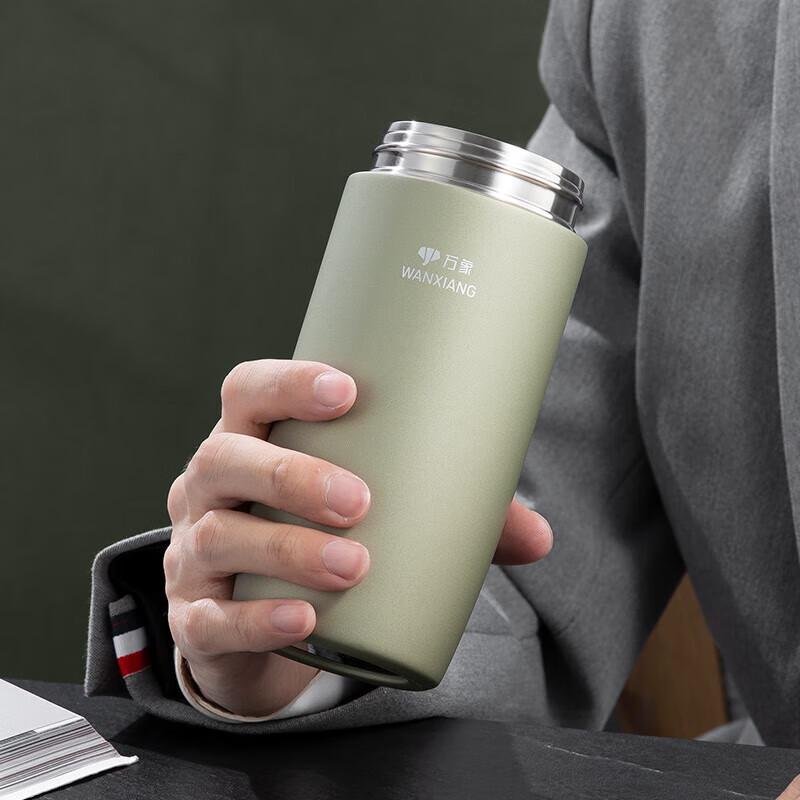 

WANXIANG Double Wall Borosilicate Glass Water Bottle