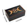 Wooden Trinket Box Tarot Card Case Vintage Trinket Box Wood Jewelry Box Small Wood Vintage Multifunctional Box For Tarot Card