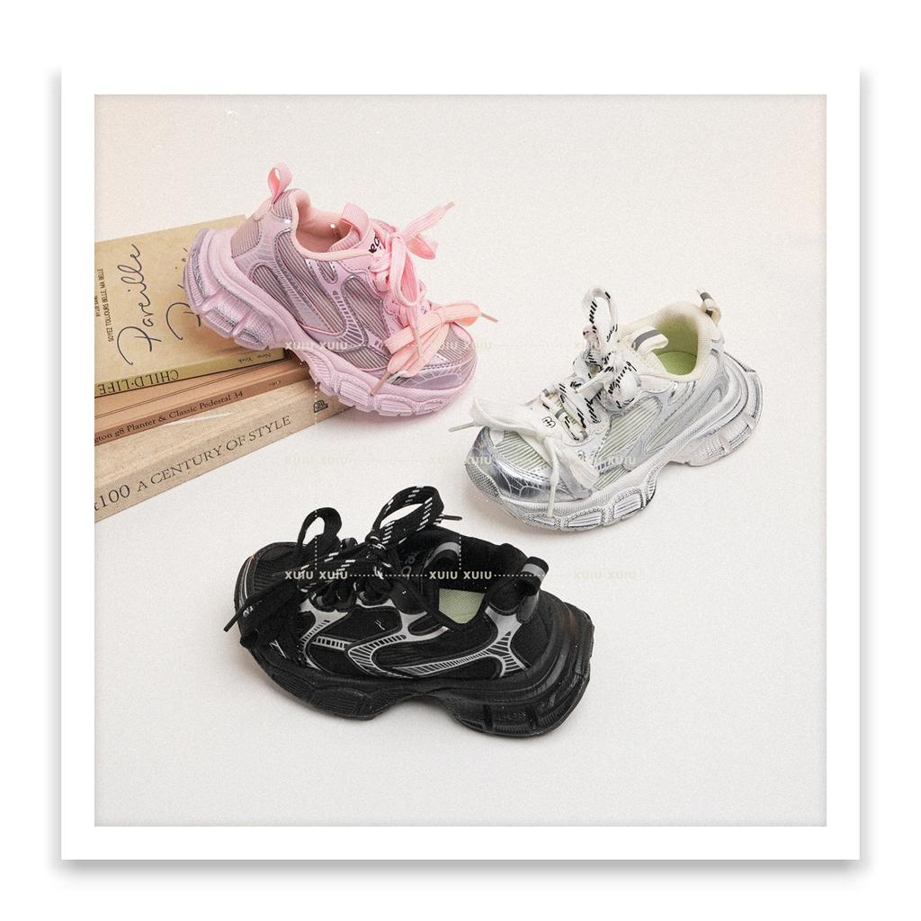 XSHX "Paris XL" dirty children's father sports shoes spring and autumn cool feeling net boys and girls [Wenzhou shoes]