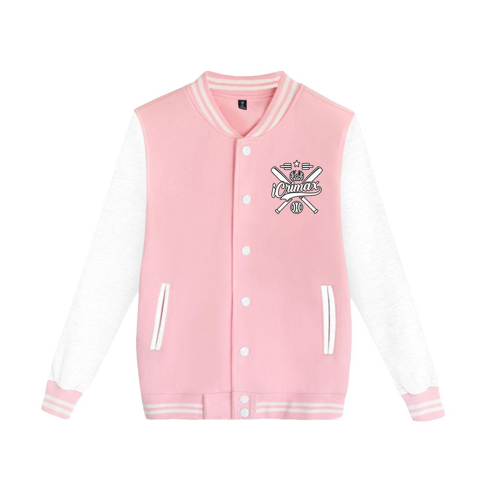 Fashion Icrimax Baseball Jacket Men Women Hip Hop Harajuku Jackets Streetwear Kids Boys Girls Loose College Coats