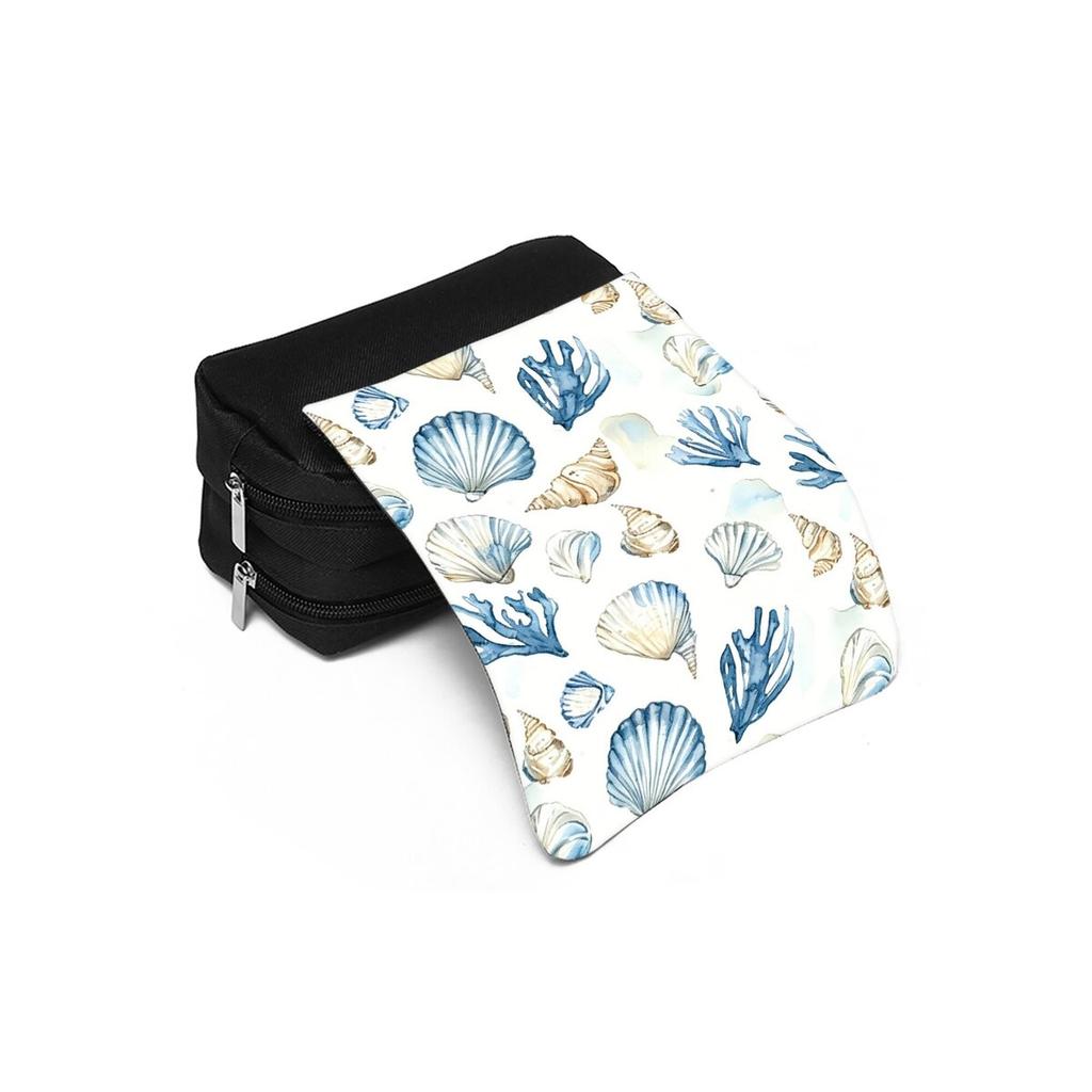 Shell Print Double Layered Flip Pen Case for Boy/Girls Best Gifts 2D Cartoon School Supplies Pencil Case for Children