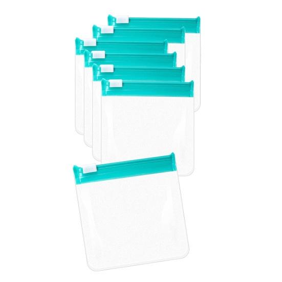 7Pcs Pill Organizer Storage Bag Set BPA Free Transparent Design Waterproof Reusable Self Sealing Medicine Bags