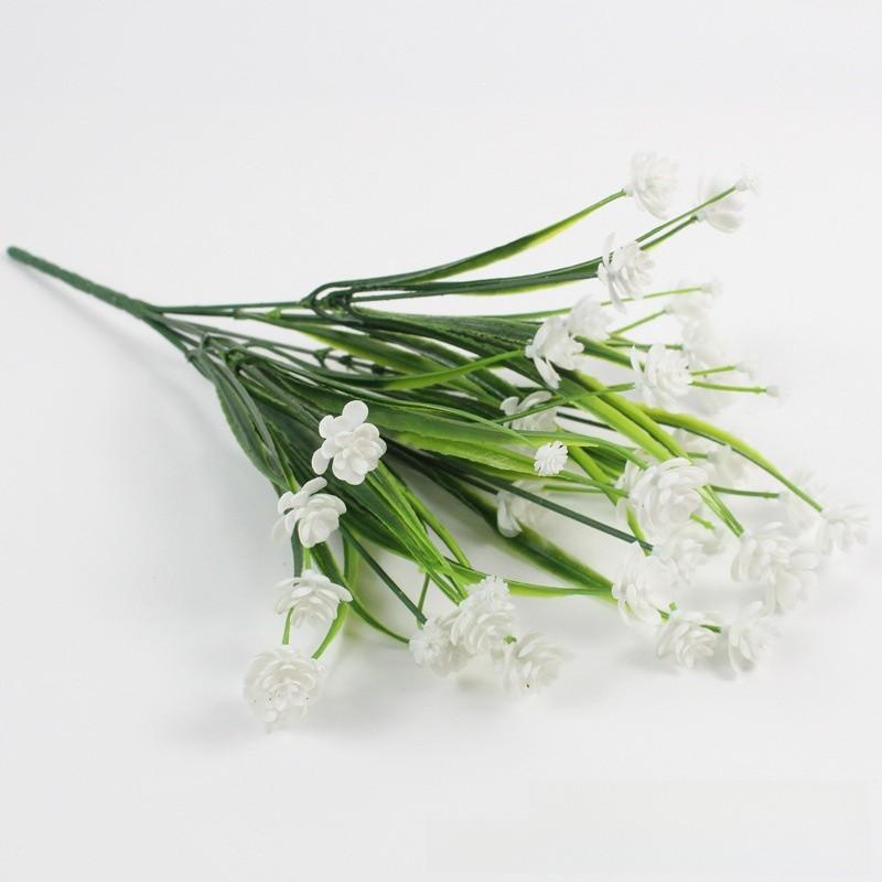 

Lotus Faux Plastic Eucalyptus Water Grass Used For Garden Yard Decor And Event White