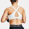 Under Armour Crossback Medium Support Sports Bra Women Underwear White 1361034-100