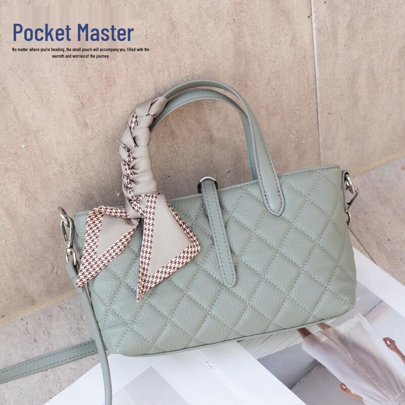 

Стеганая кросс-боди сумка Douxiaozhu из натуральной кожи