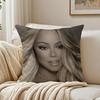 Singer MMariah Carey Cushion Cover Pillowcase Antidustmite living Room Sofa Decor Cushion Room