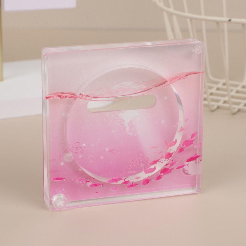 Transparent Badge Display Ornament Acrylic Badge Display Stand  For 58mm Badge
