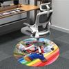 1PC Mario Adventure Office Round Area Rug, Indoor Mat Suitable For Office, Under Office Chairs Bedroom Living Room Home Decor DT1212028