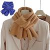 1Pieces Neck Guard Shawl Solid Color Cross Scarf Knitted Neckerchief Wrap Neck Warmer Women Mountaineering Scarf