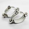 2Pcs Fastener Hardware Round Hose Clamp Pipe Fitting Nut Hoop Suspension Pipe Holder Expansion Screw