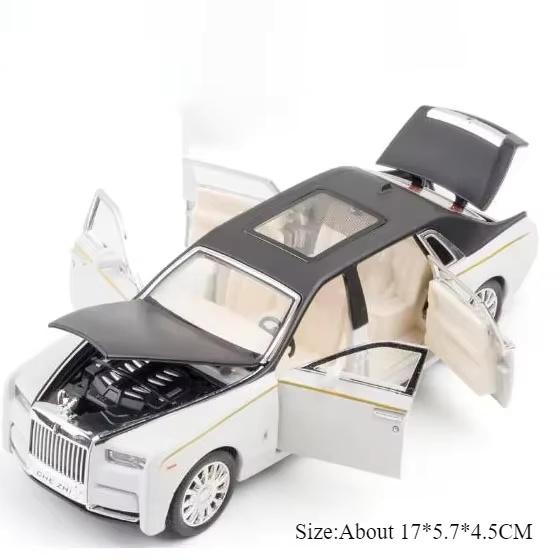 1:32 Rolls Royce Dawn Phantom Legierung Spielzeug Druckguss Modellauto Türen Geöffnet Sound Licht Rückzieher Miniatur Fahrzeug Junge Geburtstagsgeschenk