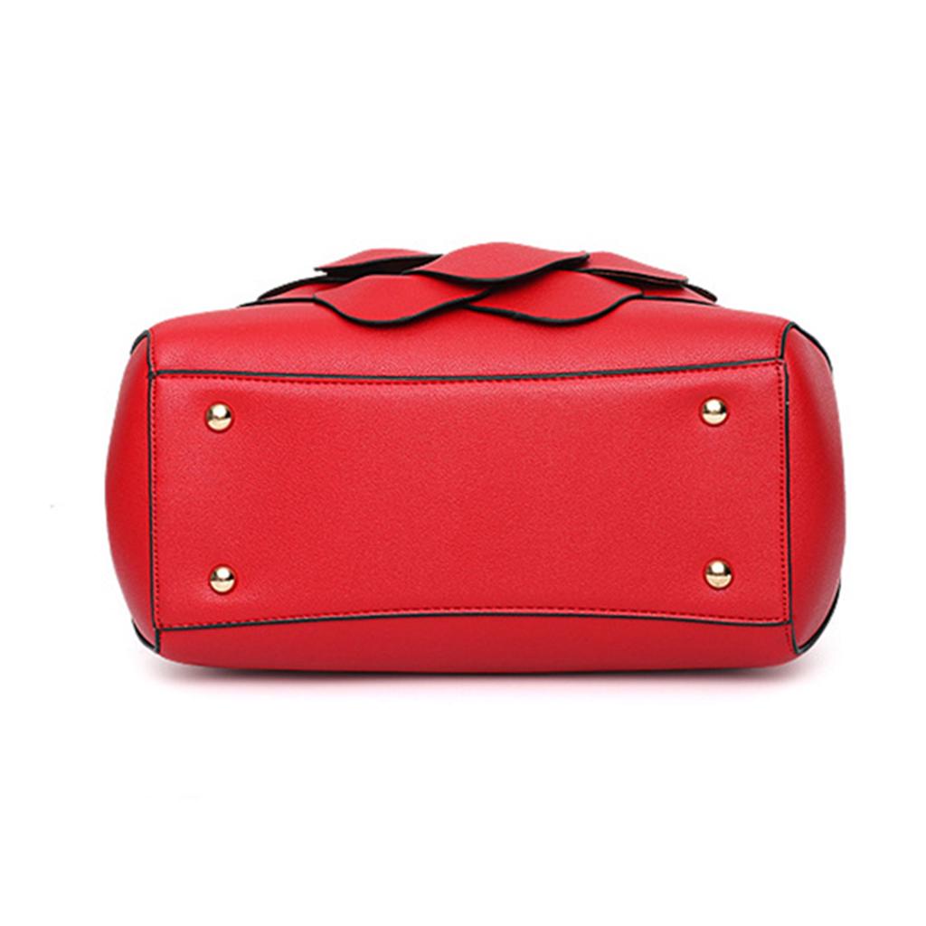Patent Leather Womens H bags 3D Rose Flower Shoulder Bags Ladies Casual Totes H bag Patent Leather Womens H bags 3D Rose Flower Shoulder Bags Ladies Casual Totes H bag