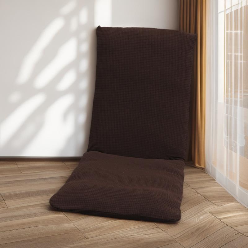 Elastic Waterproof Tatami Chair Cover Solid Color Floor Chair Slipcover Balcony Lounge Recliner Protector Home Decor (NO Chair)