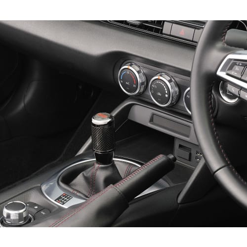 CARMATE Car Shift Knob RAZO Real Carbon MT 400g RA66