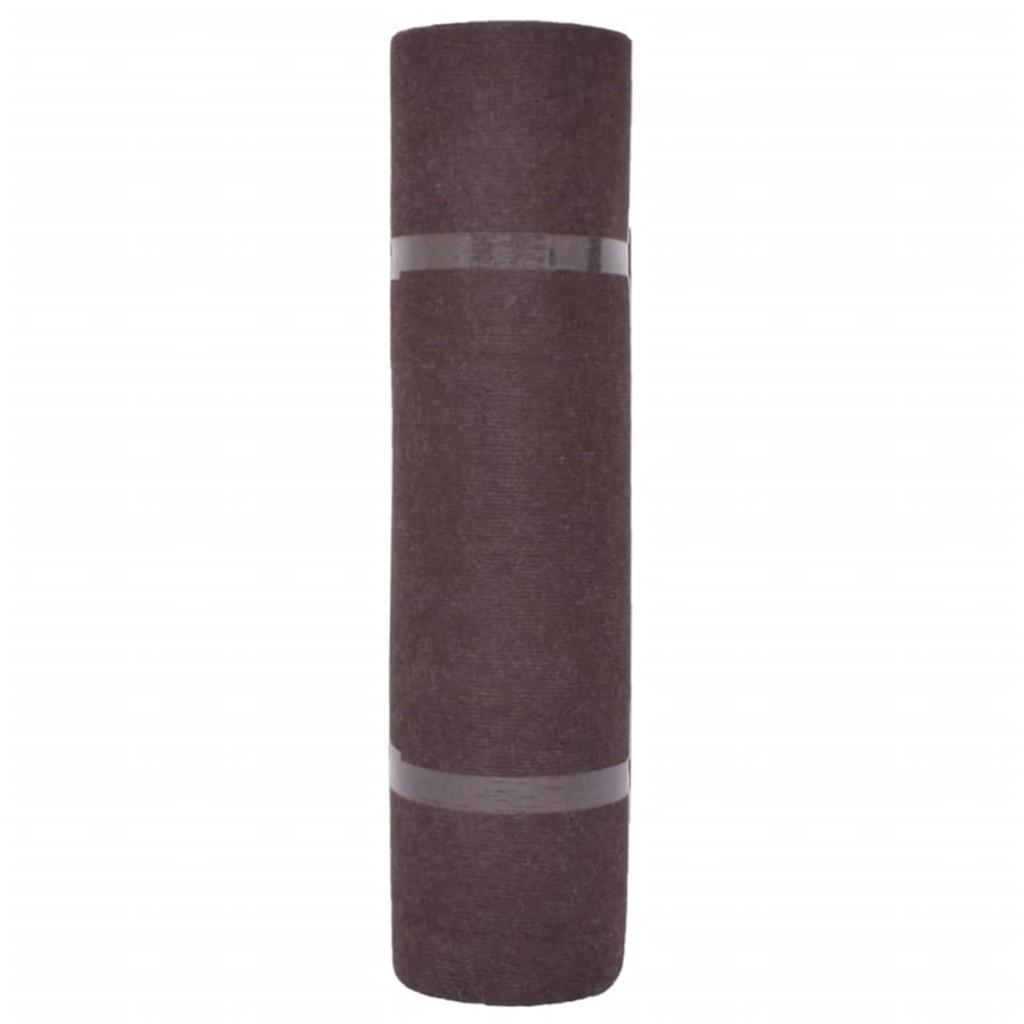 Brown Runner Rug 1.2 x 10 m Polyester