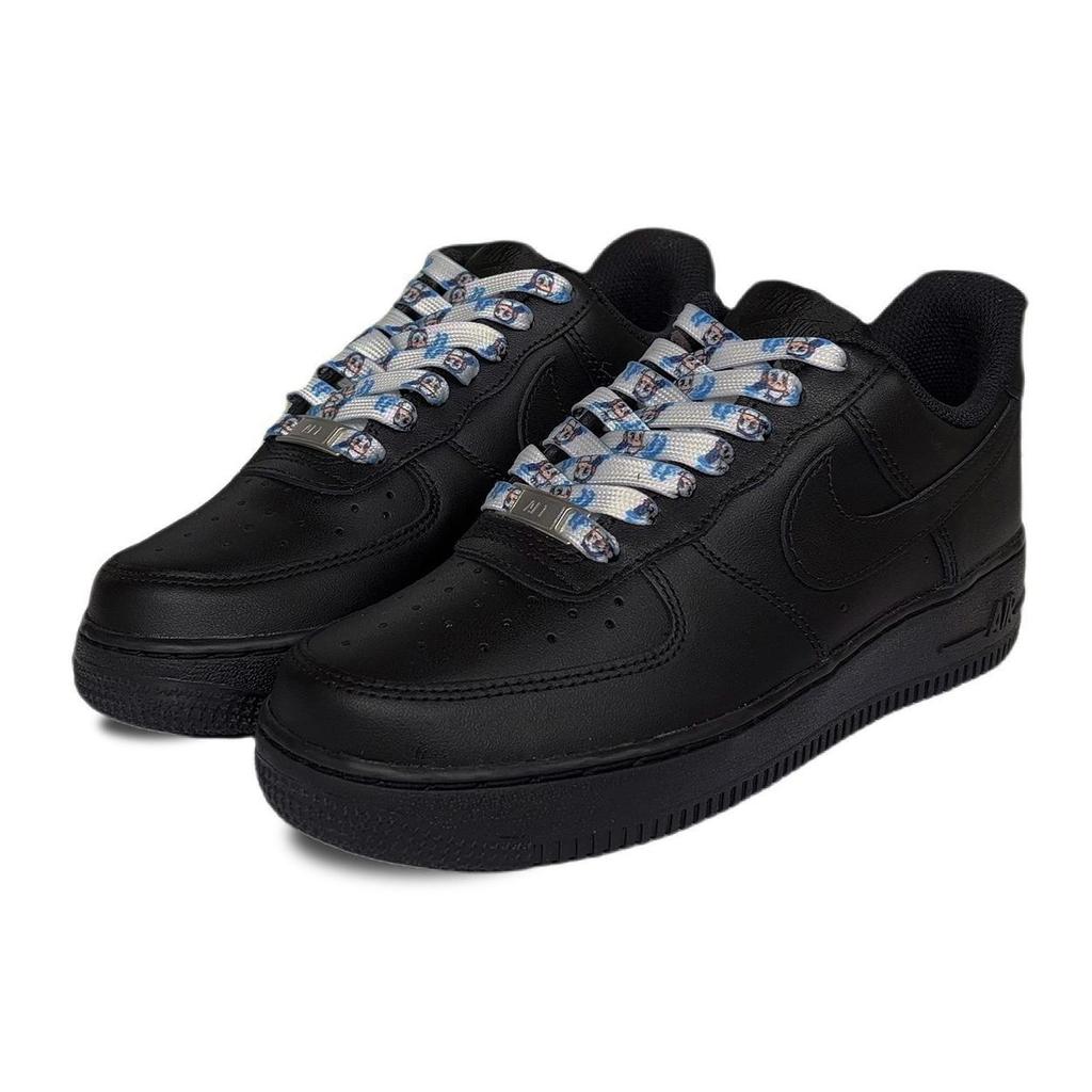 Nike Air Force 1 Abrasion Resistant Abrasion Resistant Low top Skateboard Shoes Unisex Black CW2288-001(Team1248- )