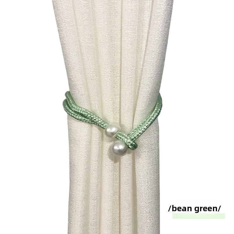 Creative Pearl Binding Rope and Tie for Curtain Decoration Light Luxury Living Room Curtain Buckle