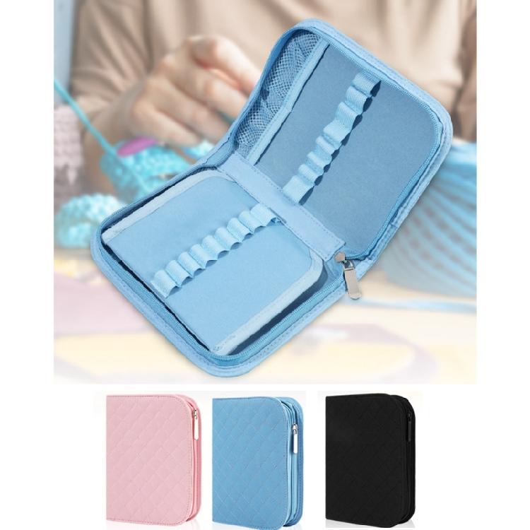 Crochet Hook Case Empty Crochet Needle Case Crochet Organiser Storage Bag Portable Sewing Supplies Organiser Case