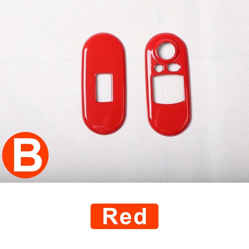 Car Window Lift Button Panel Decorative Sticker For BMW MINI ONE Cooper S F55 F56 F57 Interior Modification Accessories