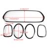 Black Grill + Headlight + Taillight Trim Fit Mini Cooper F55 F56 F57 2014-21