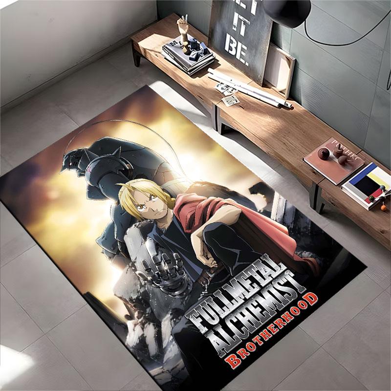 Fullmetal Alchemist Carpet suitable as a non-slip mat for the living room or bedroom sofa