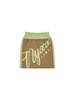 NYXX 2-Way Slant Logo Top Skirt Khaki