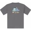 Men's Converse T-Shirts Men's Gray Crew Neck Moderate Straight Fit