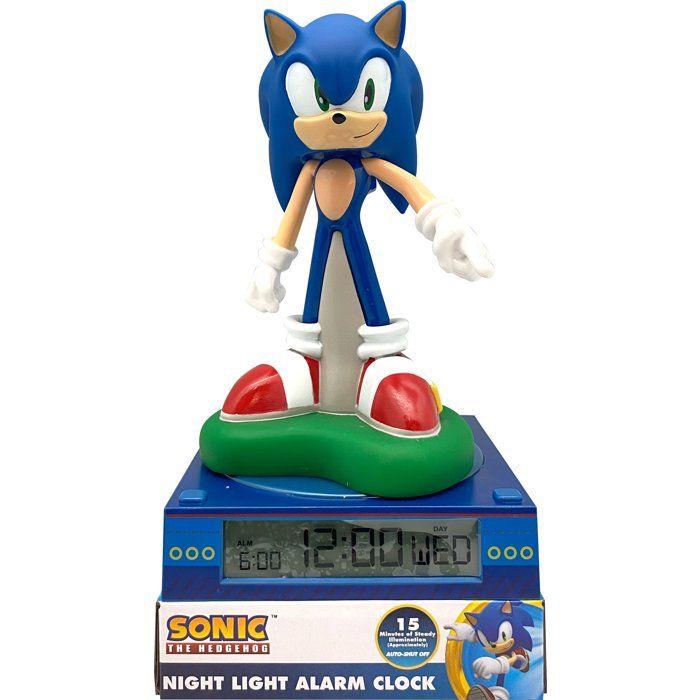 Luminous 3D figure alarm clock - KIDS LICENSING - Sonic - From 3 years