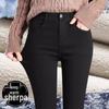 2025 New Style Black Velvet-Lined Slimming Leggings: Tight-Fit, Body-Shaping Winter Wear