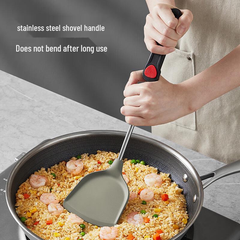 COOKER KING Non-Stick Silicone Spatula & Spoon Set