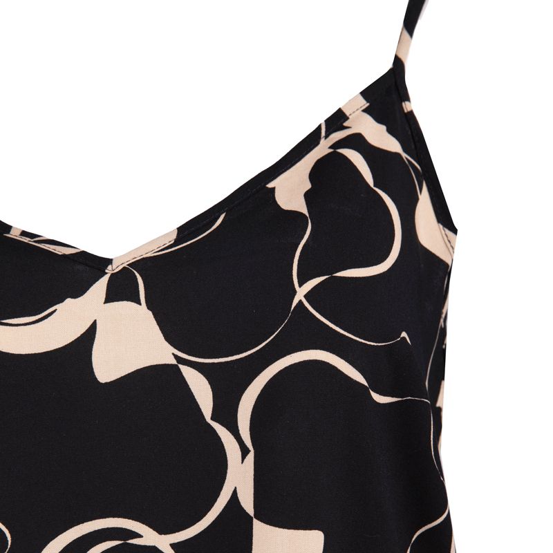 Top col v à bretelles ajustables imprimé Femme VERO MODA