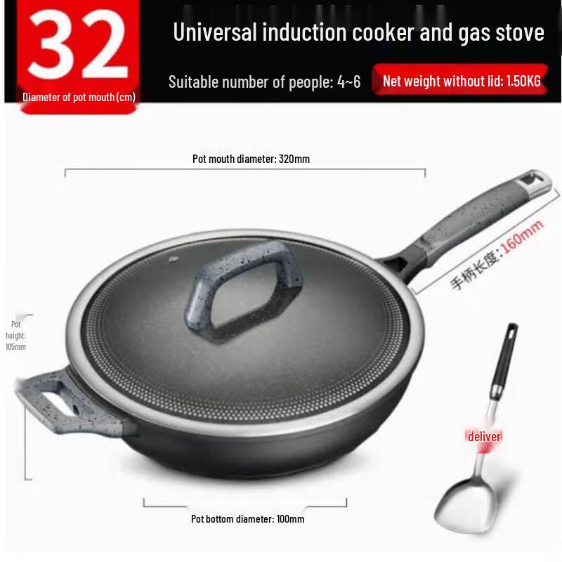 Aishida Magic Stone Non-Stick Wok