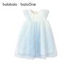 Balabala Dress for Girls 2026 New Summer Dress Gradient Mesh Skirt