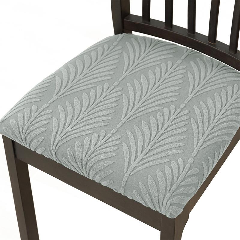 1/2/4/6Pcs Nordic Style Jacquard Dining Seat Cushion Cover Elastic Upholstered Seat Cover Furniture Protector For Kitchen El