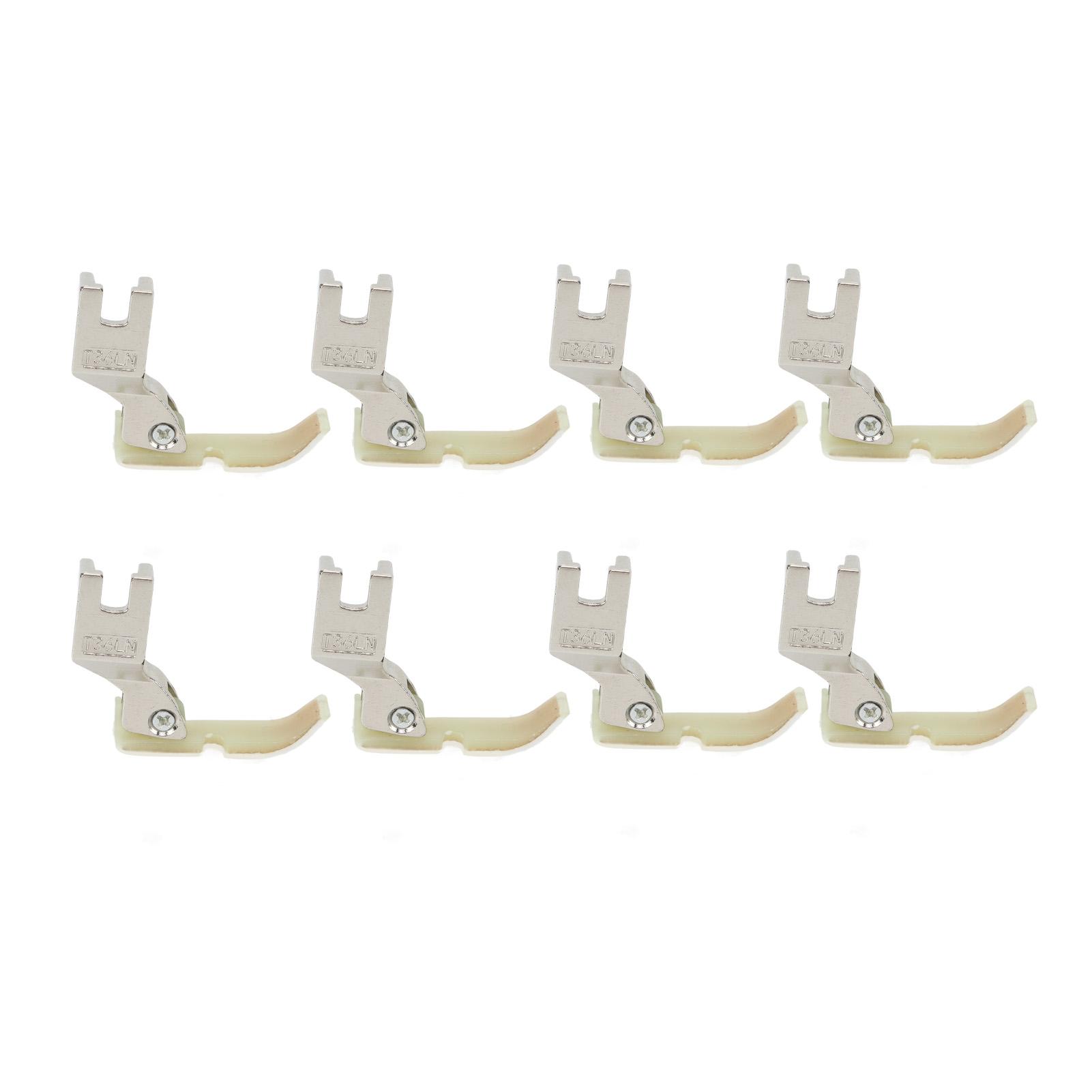 

8 ШТ Прижимная лапка T36LN из нержавеющей стали Швейная прижимная лапка Лапка для молнии для промышленного